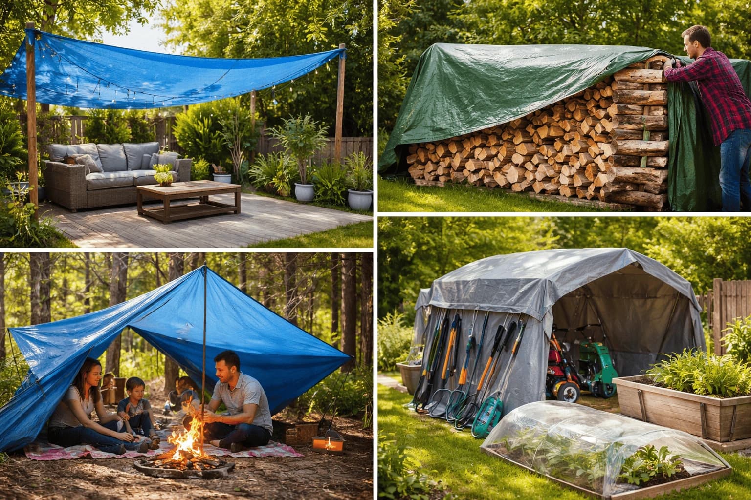 Creative Ways to Use Tarpaulins at Home and Outdoors