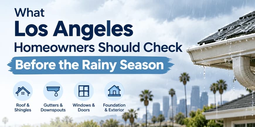 What Los Angeles Homeowners Should Check Before the Rainy Season