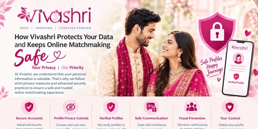 How Vivashri Protects Your Personal Data and Ensures Safe Online Matchmaking